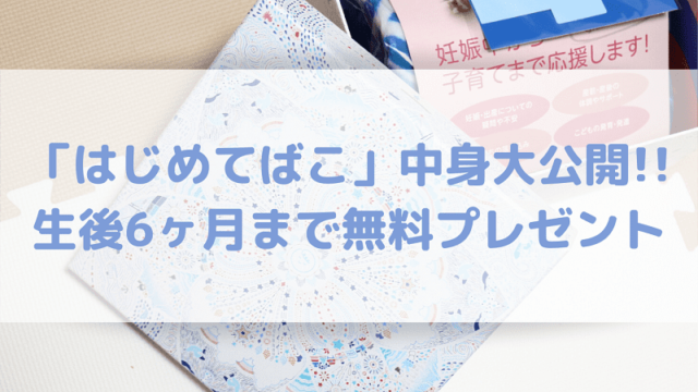 神奈川県 はじめてばこ 中身大公開 生後6ヶ月まで無料プレゼント えみにゃんまねー